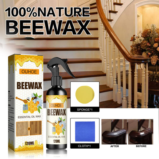 Beeswax Wood Polish – Essential Oil Wax (120ml)